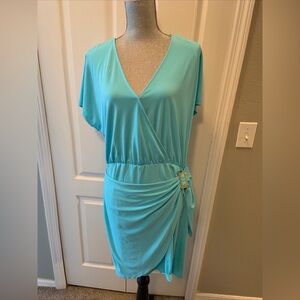 Michael kors ladies turquoise dress
